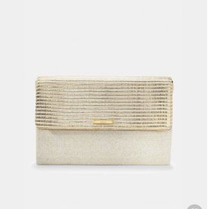 City Slim Gold Clutch